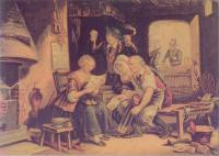 News from Australia 1864 by GeogeBaxter. (COURTESY NATIONAL LIBRARY OF AUSTRALIA)