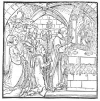 Spiritually negligent women and observantdemons - a common theme condemning inattention at divine services.