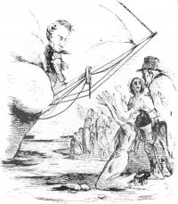 Yankee Doodle's Corn Exchange.(Yankee Doodle) This American cartoon praises that country's ability to feed Ireland from it's surplus grain;but it is unclear just how the desitute were expected to purchase such supplies.