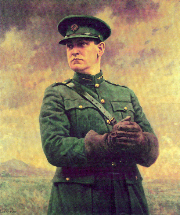 Michael Collins by Leo Whelan-remembered primarily as a realist. (OPW)