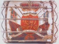 Drum of the Aughnahoe[County Tyrone] Yeoman Infantry. (Reproduced with the kind permission of the Trustees of the Ulster Museum, Belfast) 