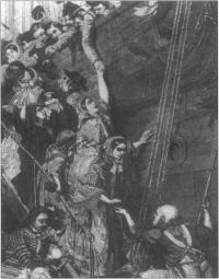 'Departure from Home', Harper's Weekly, 26 June 1859.(Museum of the City of New York)