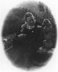 Charlotte was very fond of dogs: her deafness rendered her immune to their yapping.