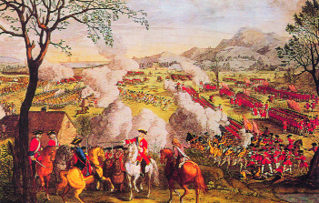 Scene from the Battle of Culloden,