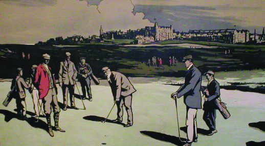 Late nineteenth-century print of St Andrew's, Scotland.