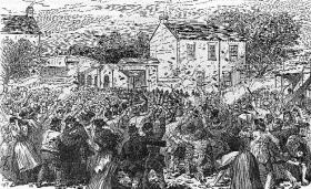 Belfast’s 1886 riots—Reed’s ‘most arduous and responsible duty’. (Illustrated London News, 21 August 1886)