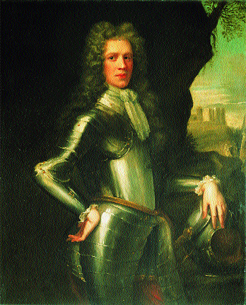 A portrait of a gentleman, possibly Patrick Sarsfield, attributed to John Riley. (National Gallery of Ireland)