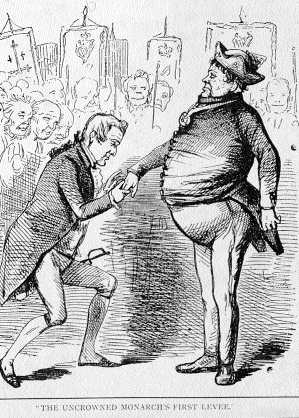 O'Connell ridiculed by British cartoonists 