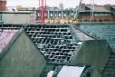 The roof of 16 Moore Street in August 2005. Temporary roofing has since been installed. (Dominic Dunne)