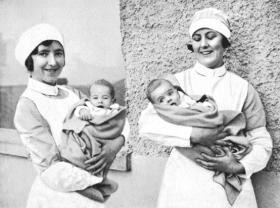 ‘The convalescent smile’—taken from a 1930 promotional brochure. (Daily Mirror)