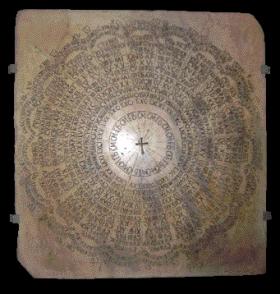 Stone calendar for calculating Easter (Archdiocese Museum, Ravenna)