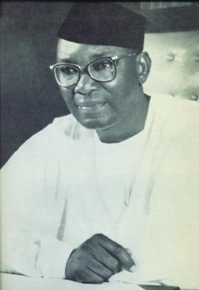 The first president of independent Nigeria, Dr Nnamdi Azikiwe.