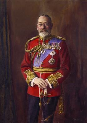 King George V—visited Maynooth in July 1911. (National Portrait Gallery)
