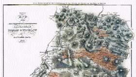 Wicklow and Dublin Mountains in 1812 Richard Griffith’s map for the Bogs Commissioners 1