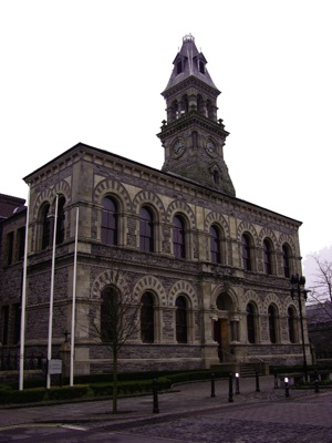 Sligo Town Hall—in August 1917 an inquiry blamed Sligo Corporation’s poor financial situation on ‘the neglect of proper administrative procedures’. (Nick Maxwell)