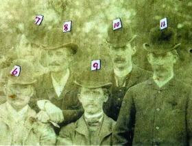 Patrick Hoctor (number 10), a prominent IRB man who was in the pay of the British from 1887, was more than likely Gosselin’s agent in orchestrating ‘a little game’ within the GAA. (UK National Archives, Kew)