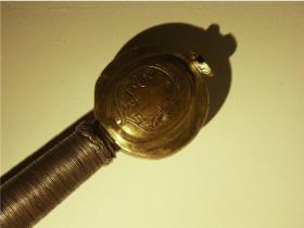 State Sword pommel, inscribed ‘Londonderre’. (Derry Heritage and Museum Service)
