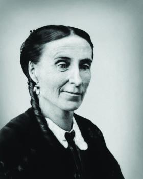 The only known photograph of the ‘blind poetess of Ulster’, Frances Browne, rediscovered in Australia in October 2009. (Selwyn Glynn)