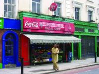A halal shop on Clanbrassil Street, near Leonards’ Corner, once the heart of ‘Little Jerusalem’, Dublin’s Jewish quarter. Sourcing halal meat in Dublin is no longer the problem it was in the ’50s.