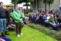 Part of the audience at the PhizzFest (Phibsborough Community Arts Festival) Hedge School. (Fionán O’Connell Photography)