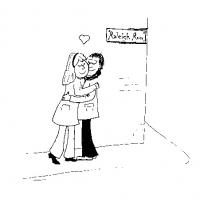 Courting on Raleigh Row—on 21 July 1977 a family planning clinic finally opened in Raleigh Row, offering clinical services and taking over the postal service. (UCGSU handbook, 1979)