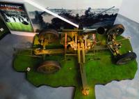 The Bofors L60 light anti-aircraft gun on display in the Soldiers and Chiefs exhibition at the National Museum of Ireland, Collins Barracks—one of two surviving that opened fire on unauthorised aircraft during the Emergency