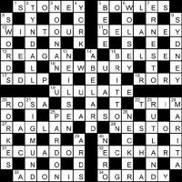 Crossword no. 18  2
