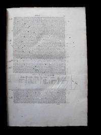 a page with Theodore Goulston’s pinned-on annotations. (Marsh’s Library)