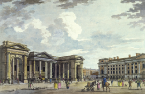 Above: How ironic it is that the first body anywhere to constrain bankers explicitly by law had been ‘the old House in College Green’. 