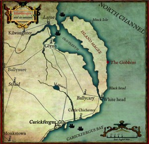Island Magee map
