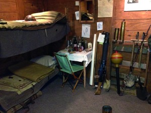 A reconstructed dugout 