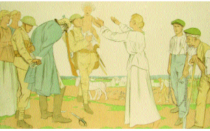 William Rothenstein’s ‘Triumph of Democracy’. (Dublin City Gallery: The Hugh Lane)