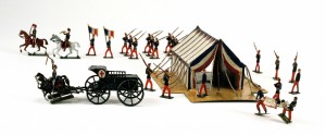 French toy soldiers brought back by Col. J. O’Scanlon. (NMI)